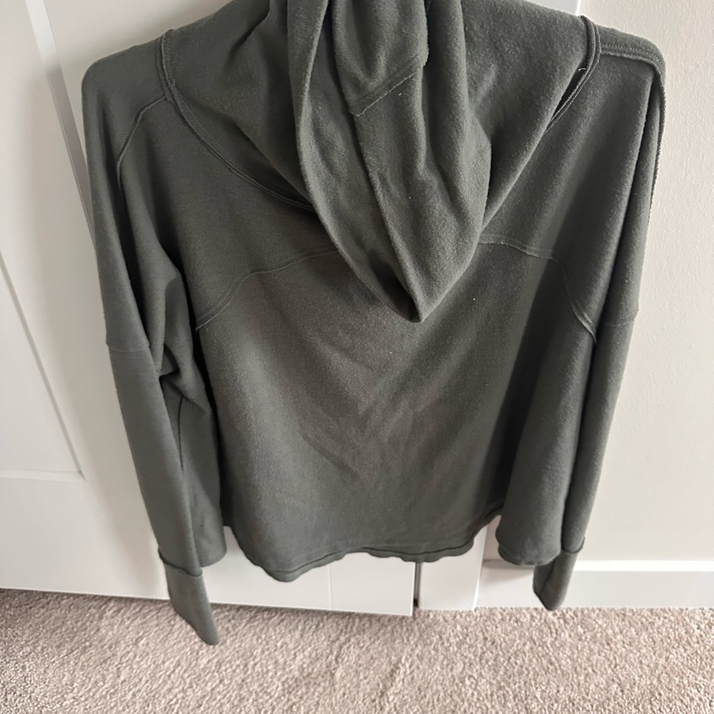 Free People Olive Green Hoodie